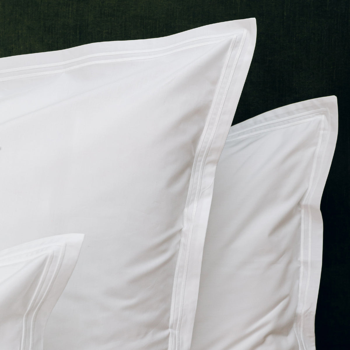 Funda Decorativa Festón | 200 Hilos Euro 65 cm x 65 cm Blanco