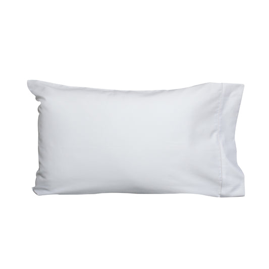 Funda De Almohada Garbo | Satín 500 Hilos Individual 80 cm x 50 cm Blanco