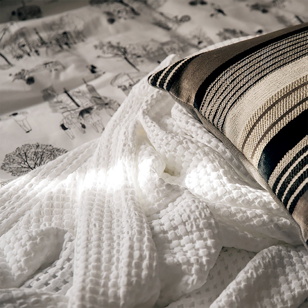 CUBRECAMA CUADRILLE - Mint & Lime