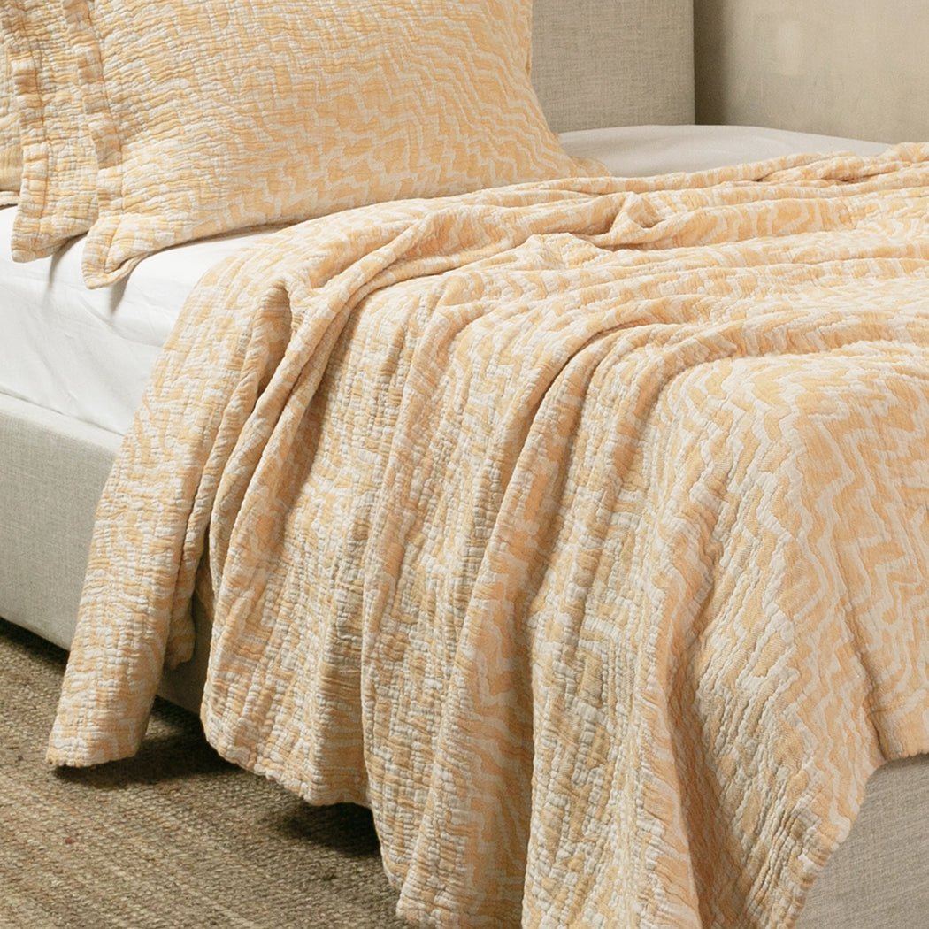 CUBRECAMA DUNAS - Mint & Lime