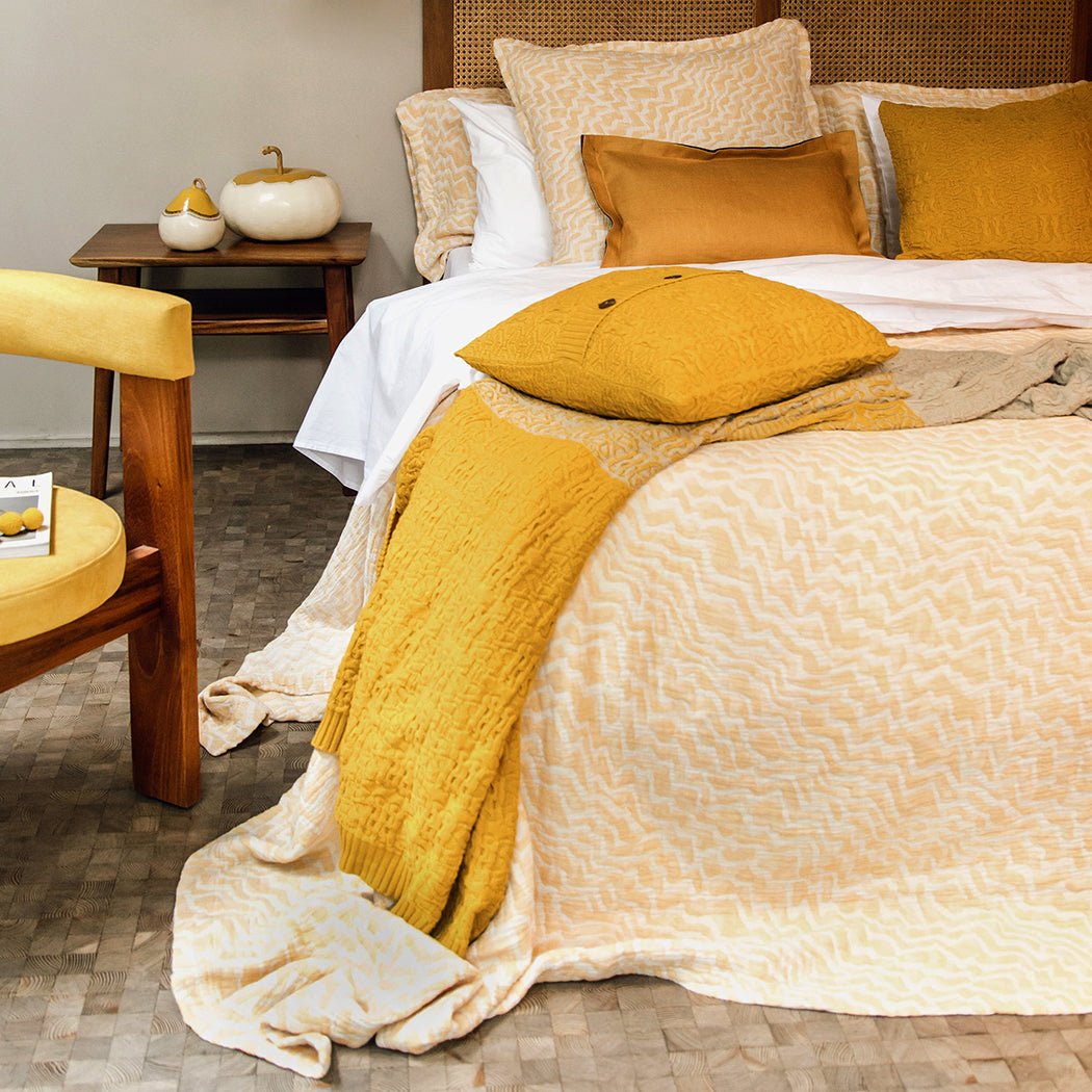 CUBRECAMA DUNAS - Mint & Lime