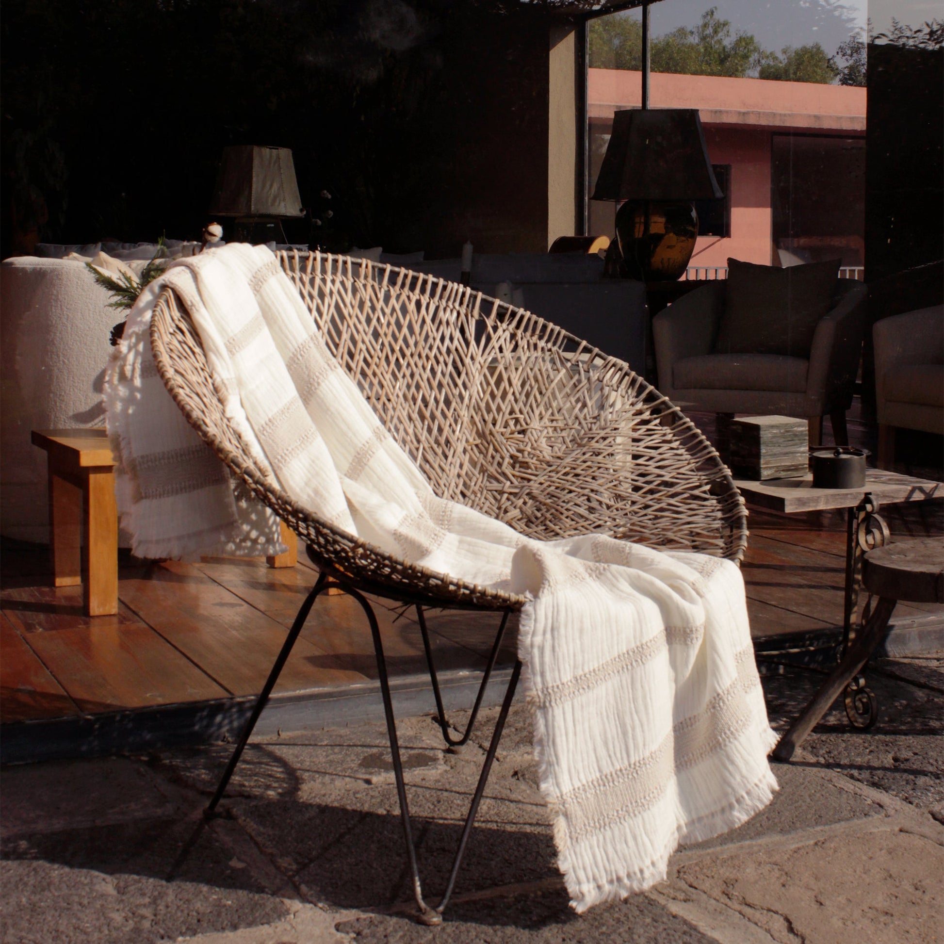 FRAZADA ZÉFIRO - Mint & Lime