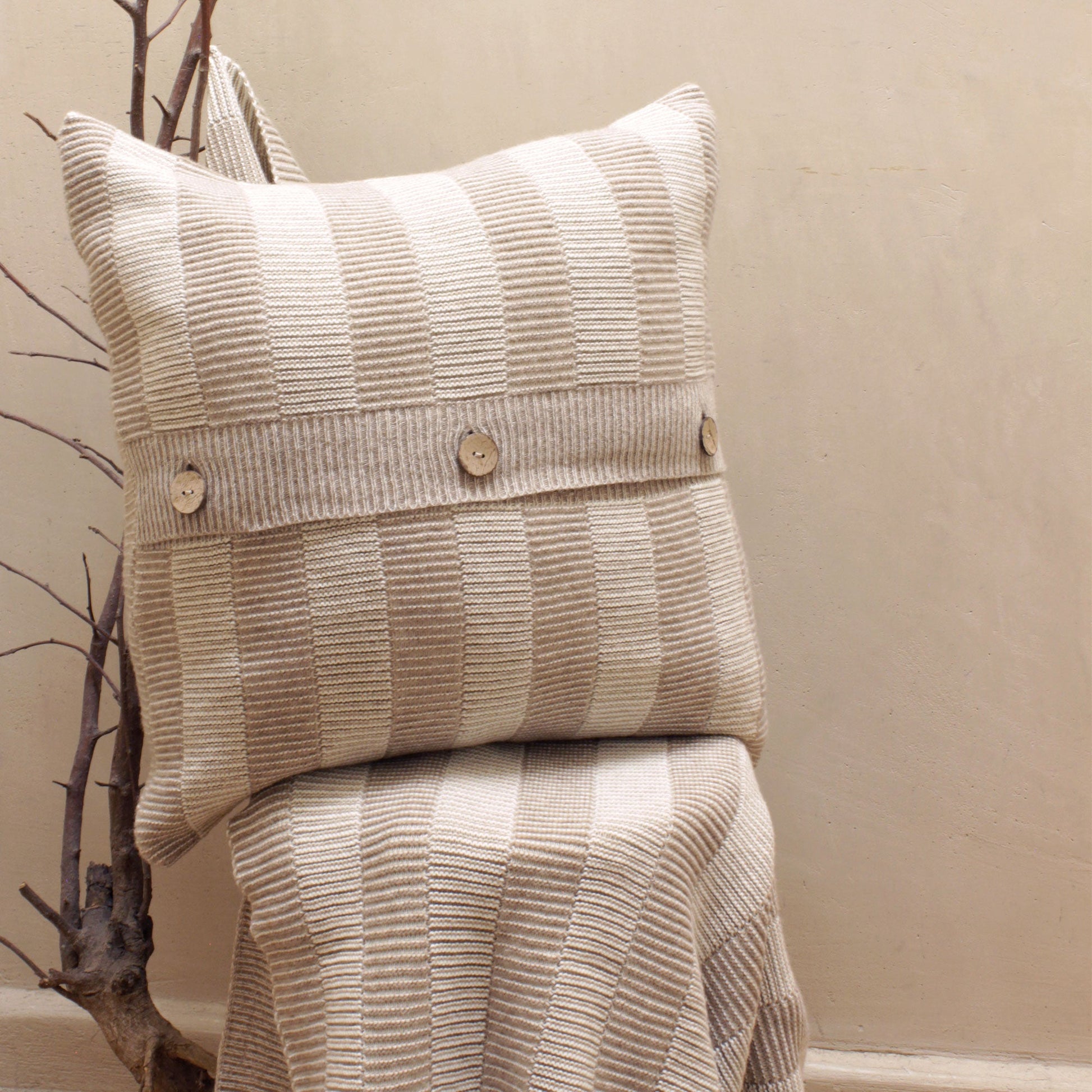 FUNDA DE COJÍN CARRARA - Mint & Lime