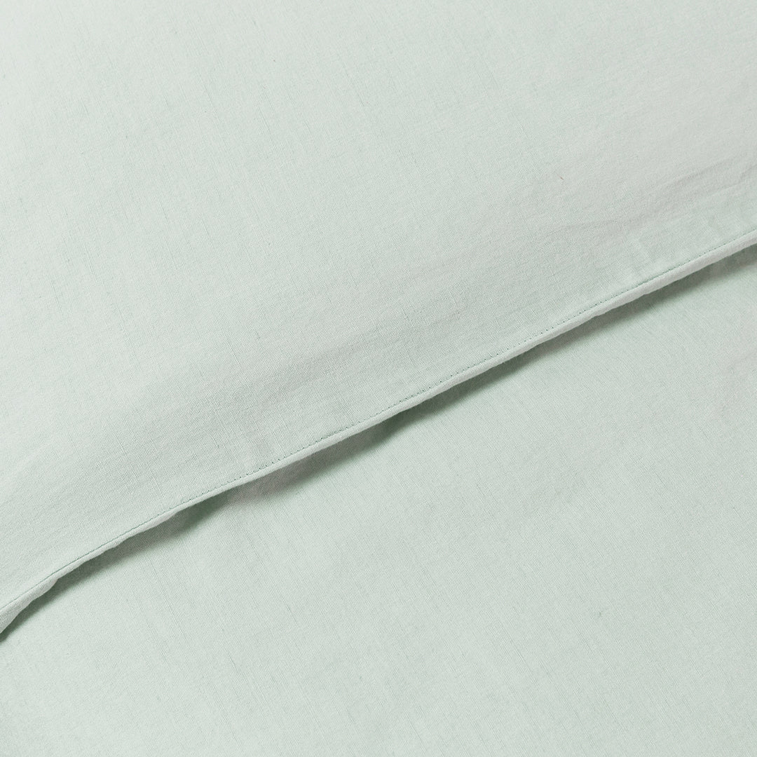 FUNDA DE EDREDÓN LINO/ALGODÓN - Mint & Lime