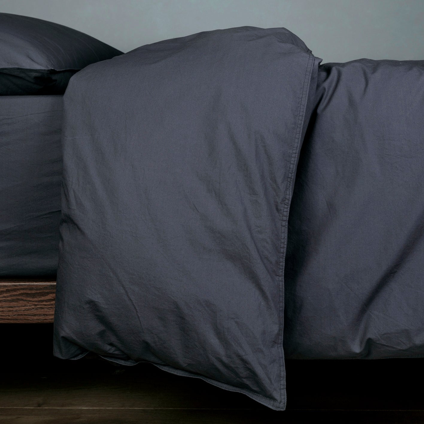 FUNDA DE EDREDÓN PERCAL STONE WASH - Mint & Lime