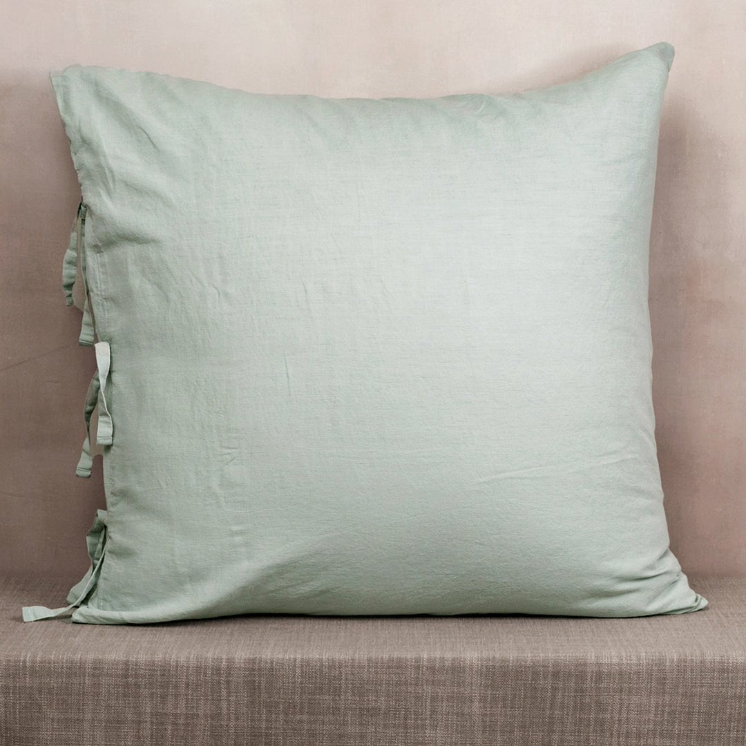 FUNDA DECORATIVA LINO/ALGODÓN - Mint & Lime
