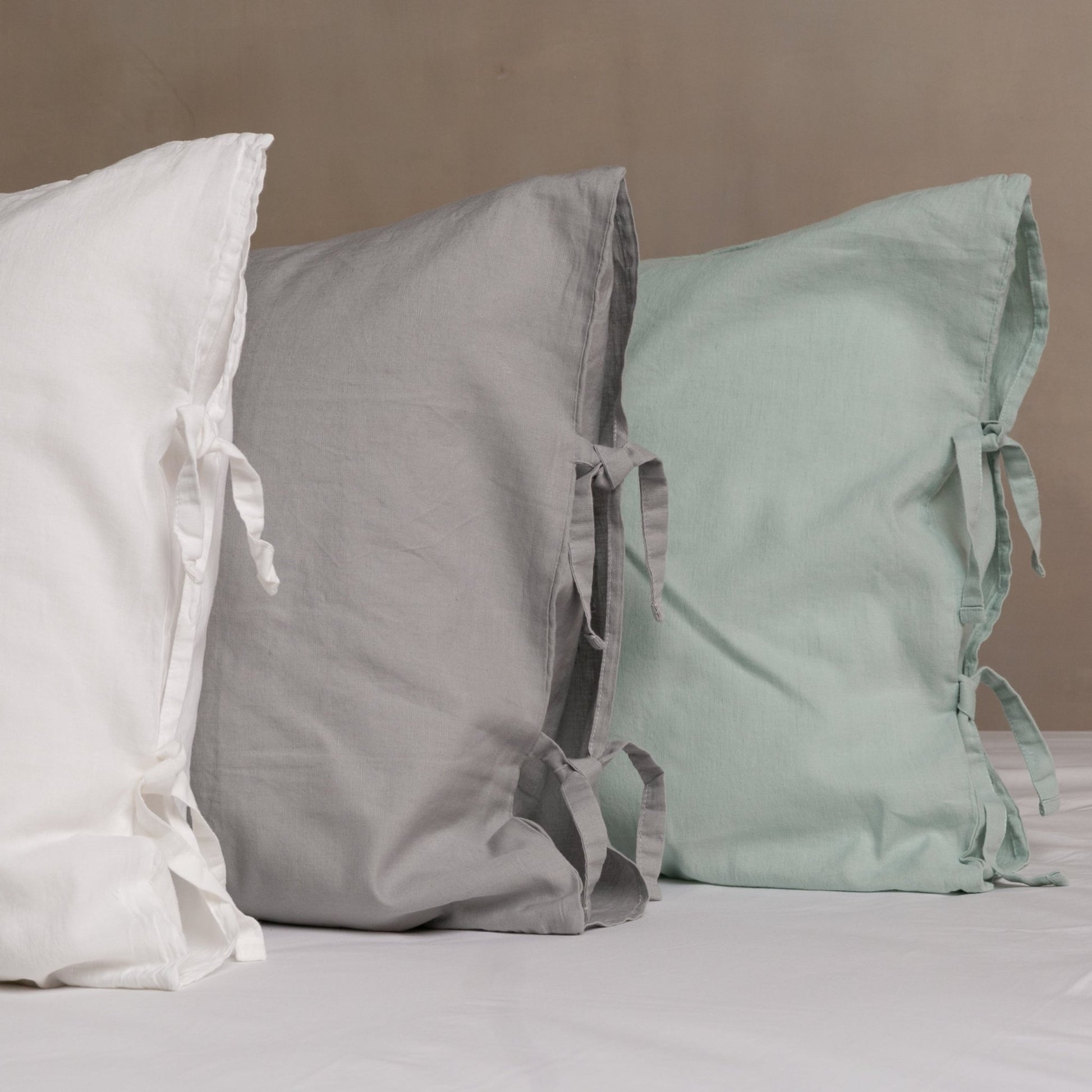 FUNDA DECORATIVA LINO/ALGODÓN - Mint & Lime