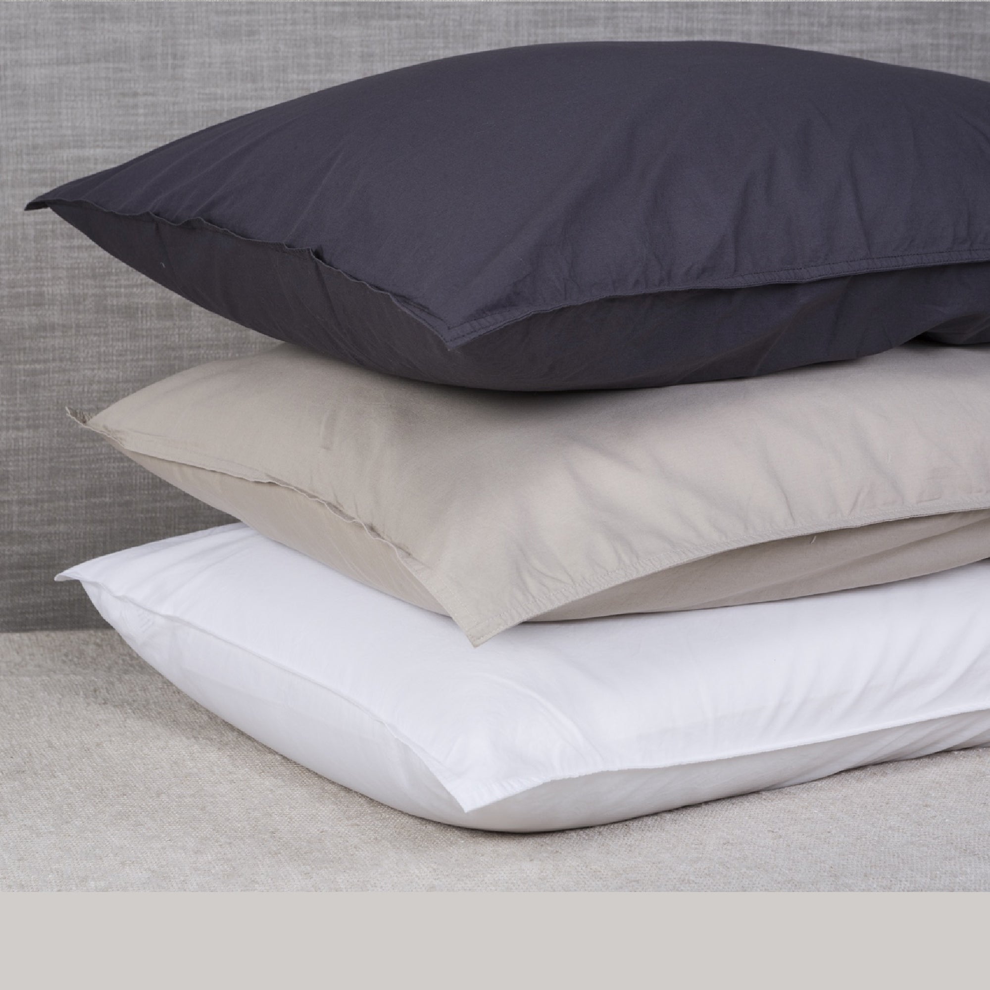 FUNDA DECORATIVA PERCAL STONE WASH - Mint & Lime