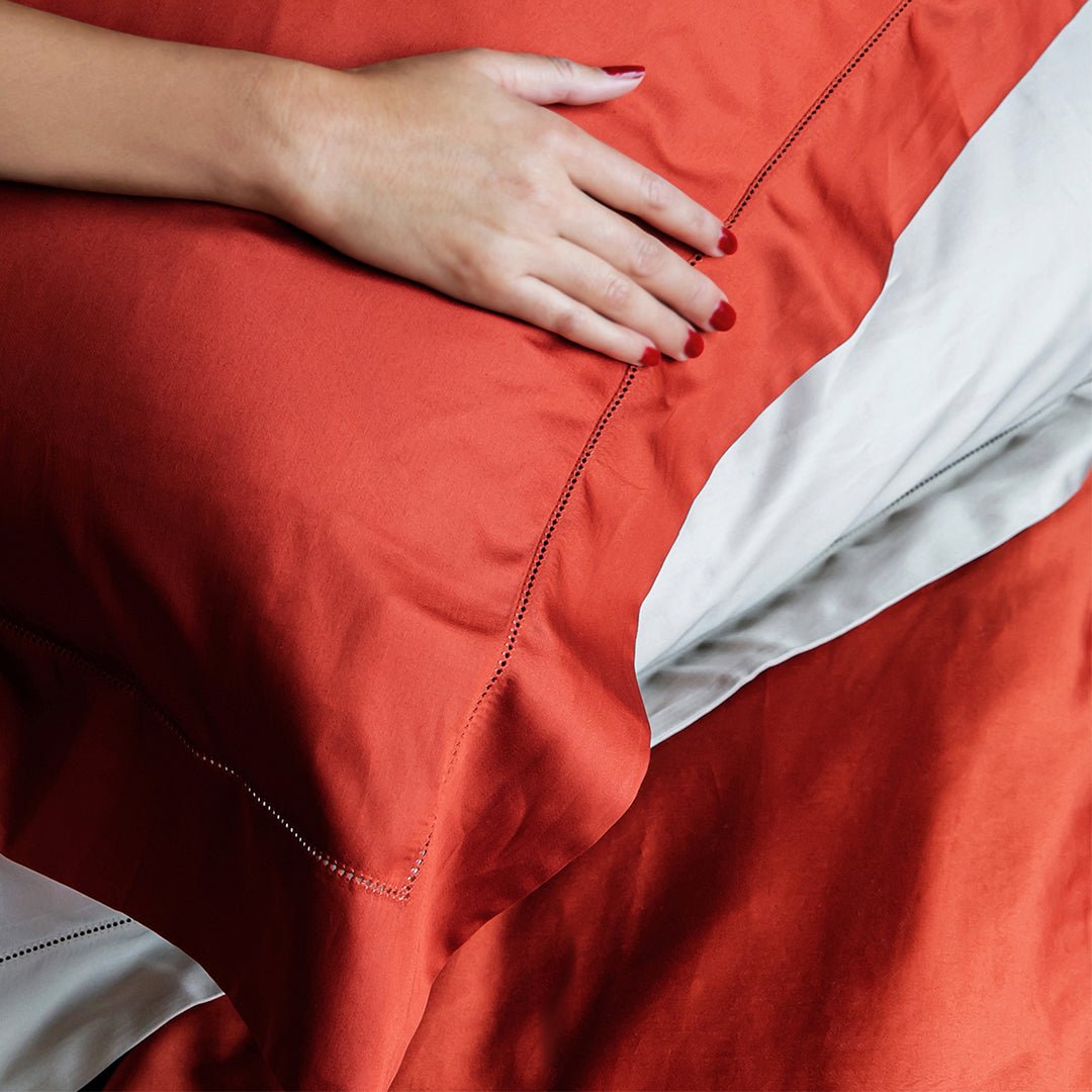 FUNDA DECORATIVA SATÍN  - Mint & Lime