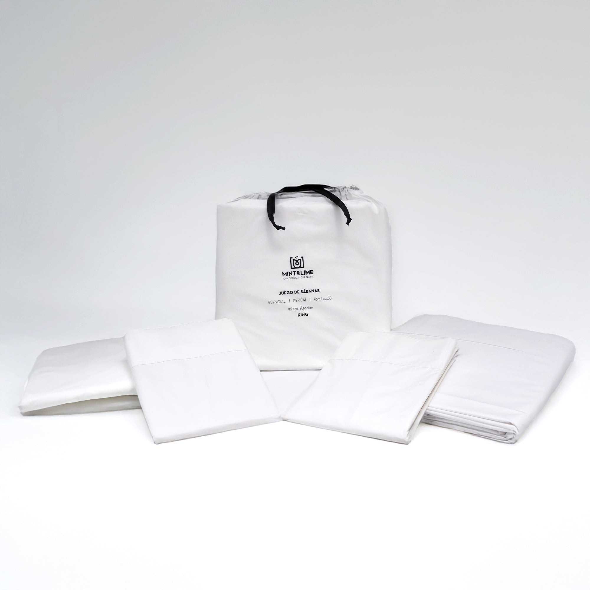 JUEGO DE SABANAS ESENCIAL - Mint & Lime