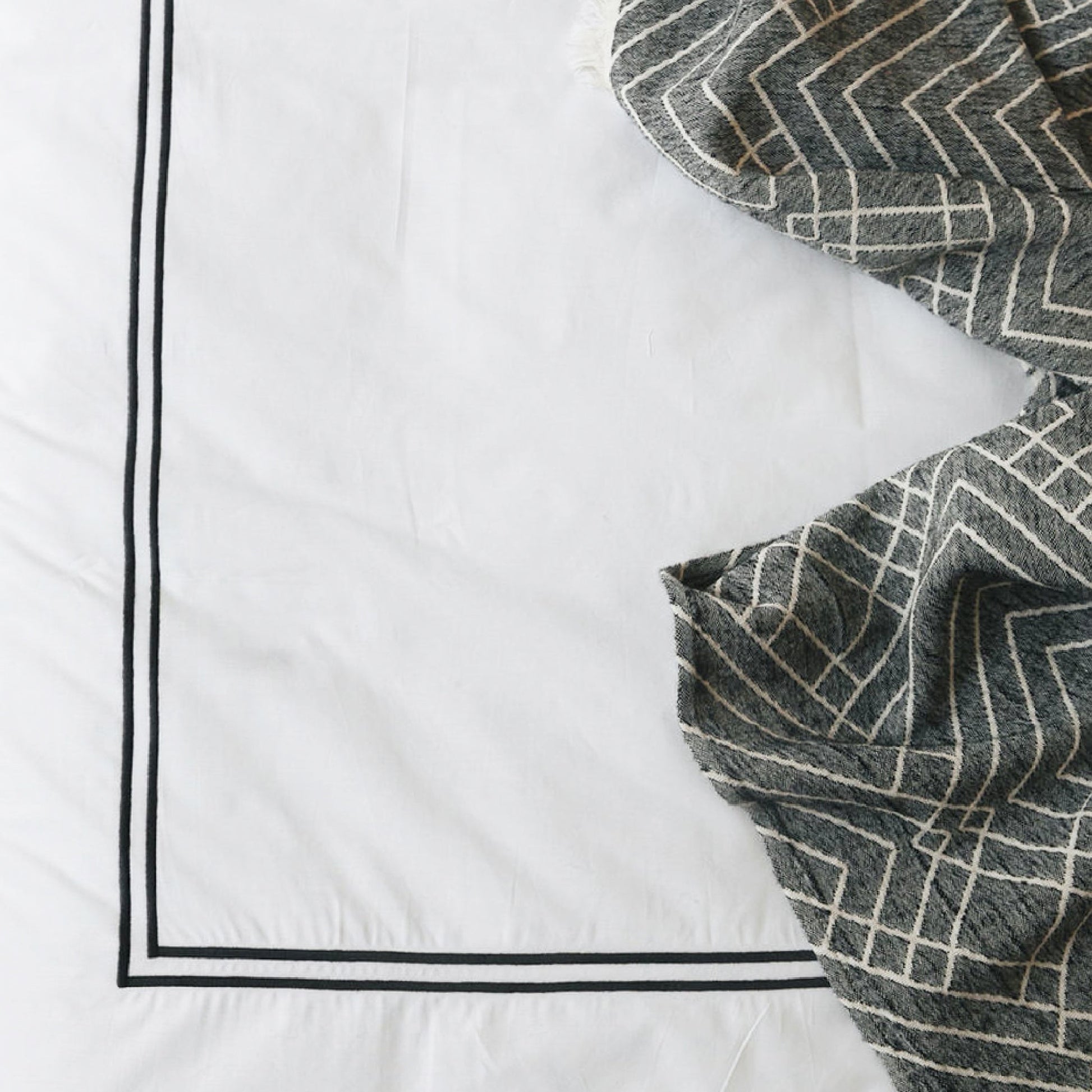 JUEGO DE SÁBANAS FESTÓN - Mint & Lime