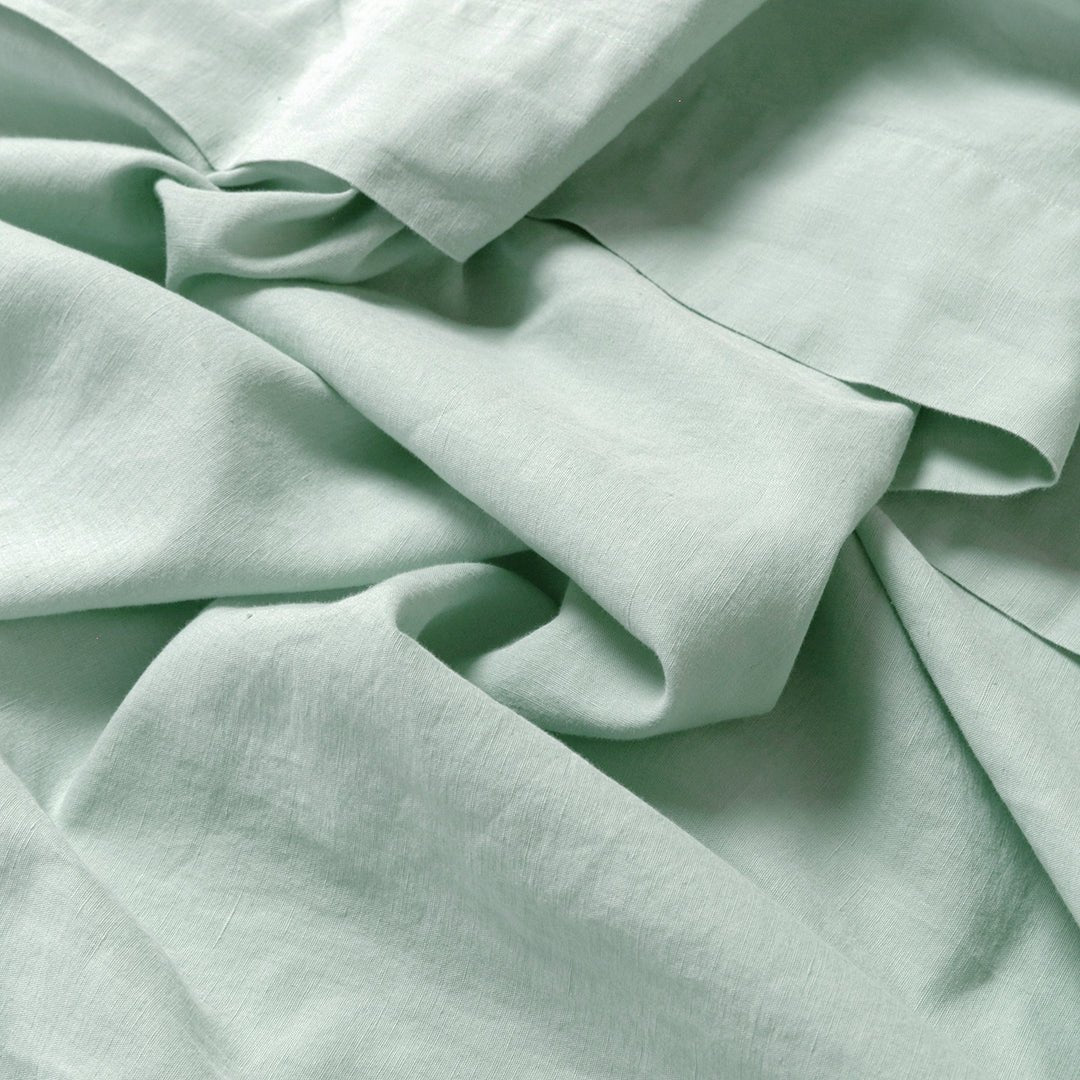 JUEGO DE SÁBANAS LINO/ALGODÓN - Mint & Lime