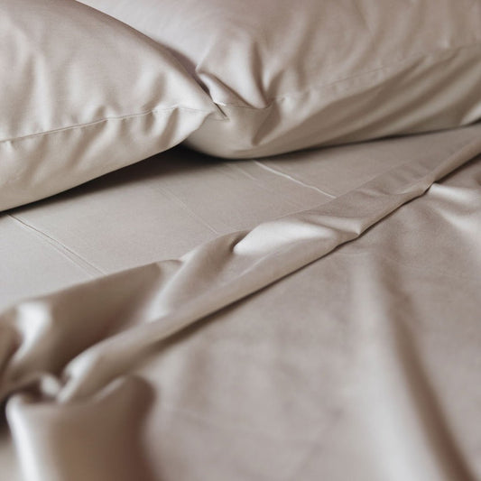 JUEGO DE SÁBANAS SATÍN - Mint & Lime