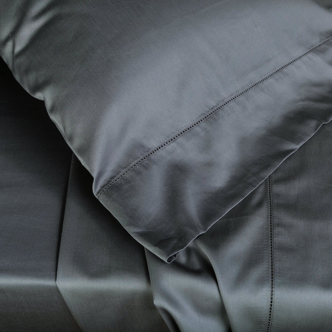 JUEGO DE SÁBANAS SATÍN - Mint & Lime