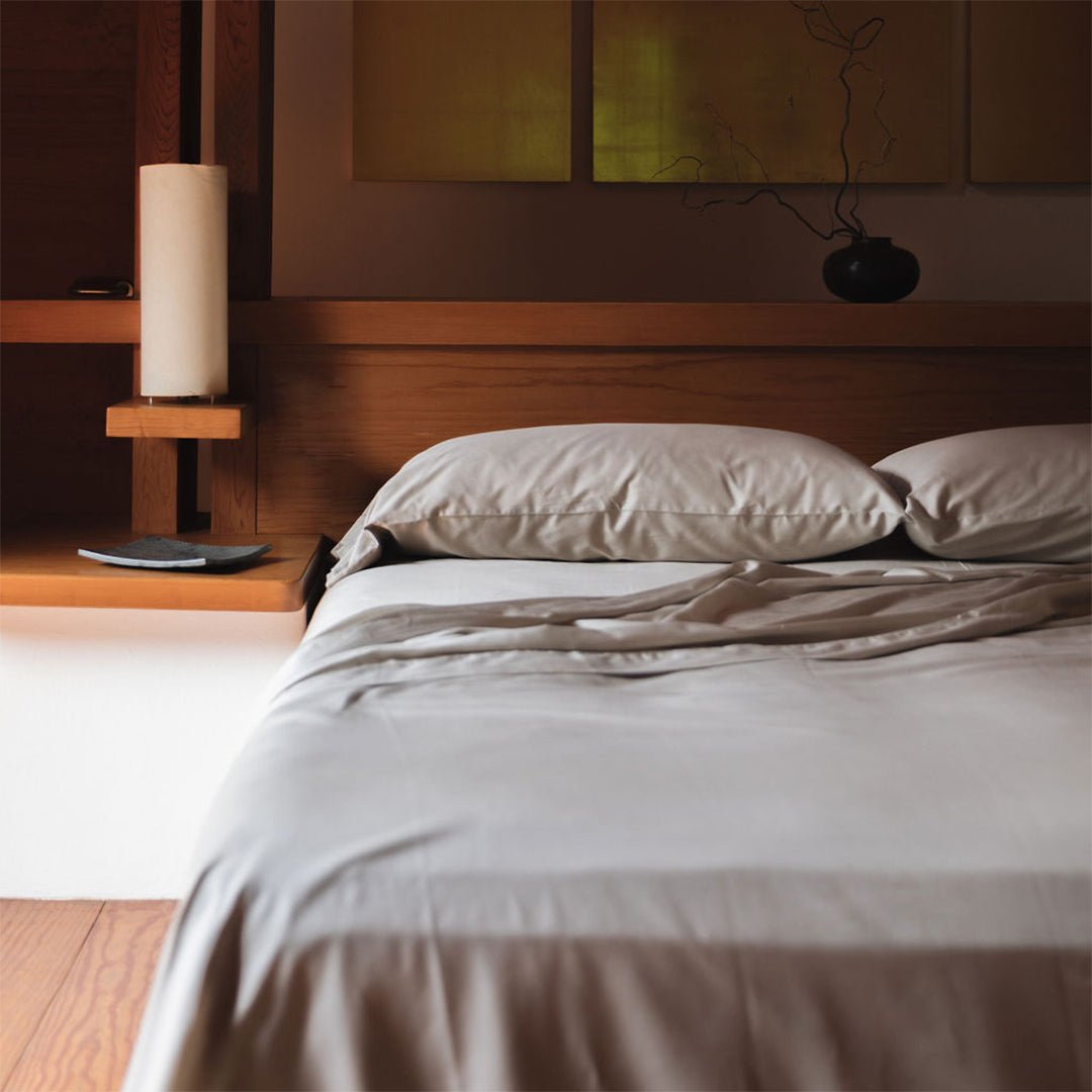 JUEGO DE SÁBANAS SATÍN - Mint & Lime